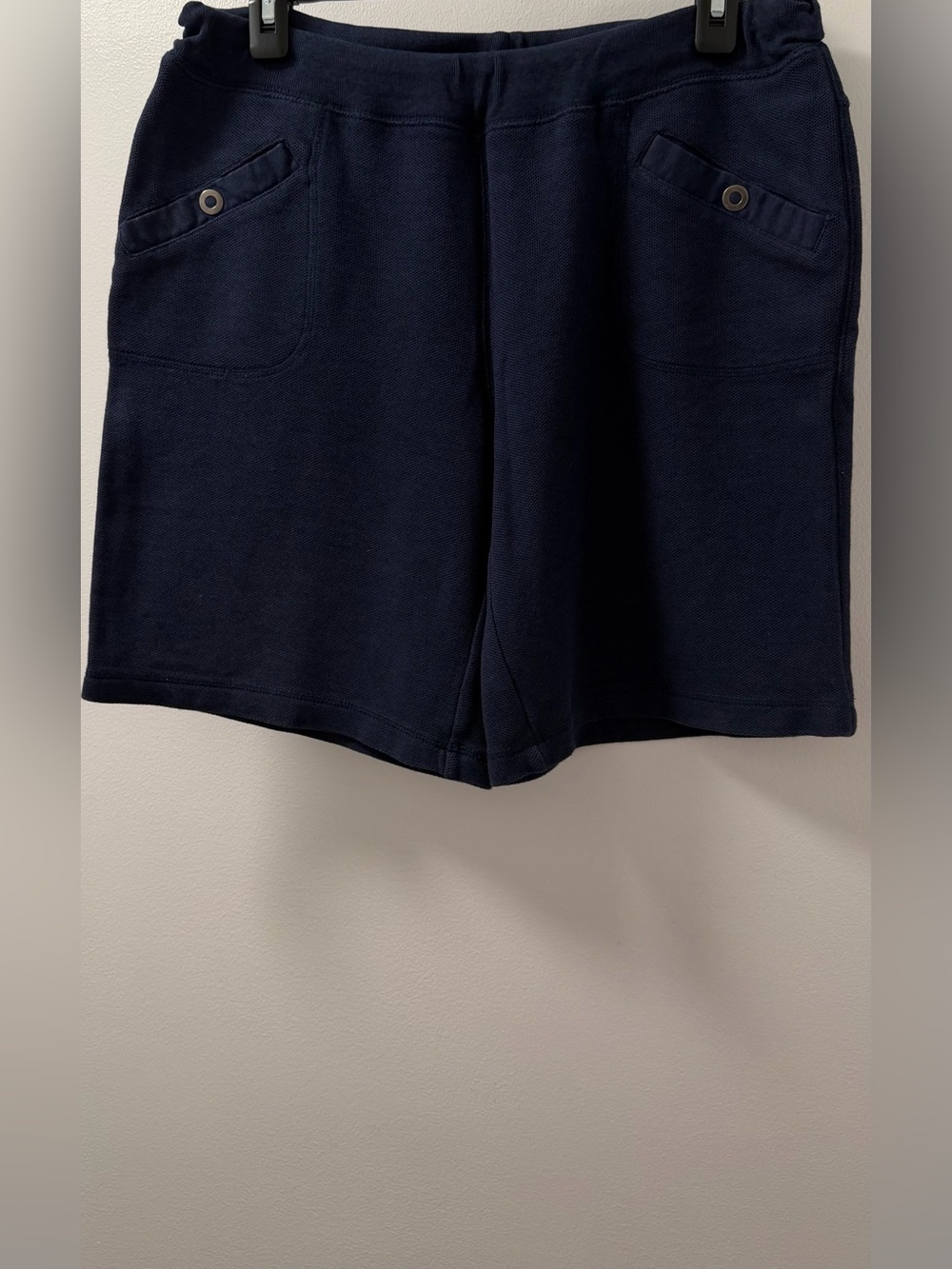 Cotton Ginny Eco-Ganic Navy Organic Cotton Bermuda Shorts M
